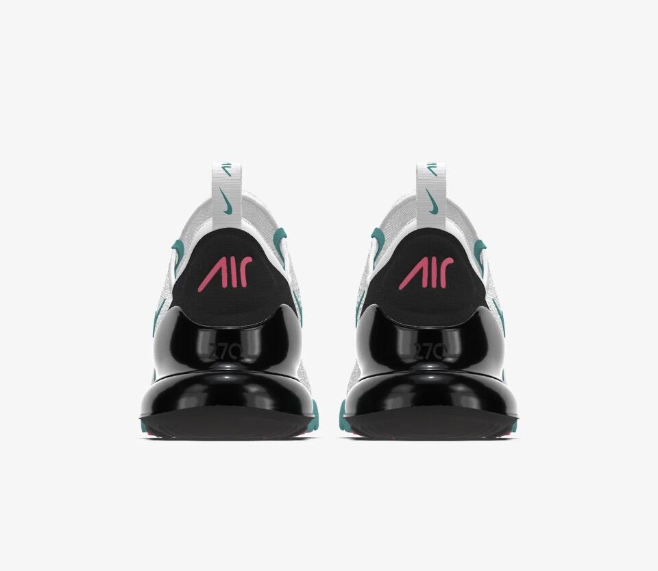 Away version white sneaker back view